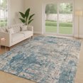 thumbnail image 6 of Addison Rugs Chantille Indoor/Outdoor Transitional Abstract Teal Machine Washable Rectangle Rug, 8' x 10', 6 of 8