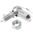 thumbnail image 3 of CS8, Rod End Ball Bearing with Stud, M5X0.8mm Carbon Steel Right Hand 4Pcs,Ball Joint Bearing, 3 of 6