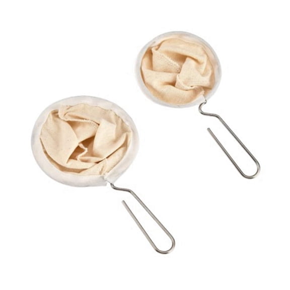 Reusable Coffee Filter Bag Stainless Steel Handle Cloth Strainer Dropping Pot Mesh Hand-Brewed Coffee Tools Tea Filter C