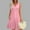 Pink, variant on Tdoqot Summer Dresses for Women 2025- Casual Sleeveless V-Neck Loose Fit Sundress Midi Dress with Pockets White Size XL