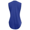thumbnail image 4 of Women's High Neck Tank Top - Flowy Curved Hem, 60% Polyester, Versatile for All Seasons Layering, 4 of 5