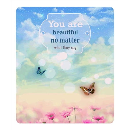 POPCreation Two Butterflies Mouse pads Gaming Mouse Pad 9.84x7.87 inches