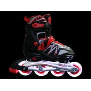 Epic Drift Adjustable Inline Roller Skates w/LED Light Up Wheels