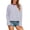 Light Purple#9527, variant on BOOMNY Womens Long Sleeve Tshirts Crew Neck Striped T-Shirt Loose Fall Tee Tops for Women