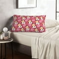 thumbnail image 6 of Lsque Cow And Flower Pattern Pillow Case – Soft & Cozy Throw Pillow Cover, Hypoallergenic Cushion Case for Sleeping Women with Envelope Closure-16"x24", 6 of 6