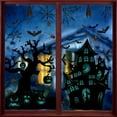 thumbnail image 4 of Halloween Decorations Halloween Window Clings Decals for Window Glass Decorations Halloween Glass Decals for Party Decorations Bat Spider Haunted Hous Spooky Door Stickers, 4 of 7