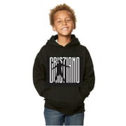 GS-SMART BLANKS Smart Blanks Ronaldo Kid/Youth Fashion Unisex Hoodie-Black-Size 6 (Youth X-Small)