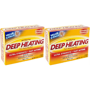 Mentholatum Ultra Strength Deep Heating Pain Relieving Rub 4 x 2 oz Tube