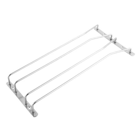 Unique Wine Holder - Household Metal 2 Rows Cup Hanging Wine Glasses Holder Wine Glasses Rack