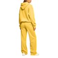 thumbnail image 4 of Sweat Suit Women Cute Comfortable Hoodie and Sweatpants Set | Track Suits for Women Set Resort Cute Y2k Petite Sets for Women 2 Piece for Trip Walking Travel Yellow XXL, 4 of 5