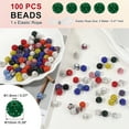 thumbnail image 2 of Uxcell Rhinestone Beads for Jewelry Making, Sparkle Crystal Clay Beads Emerald, 2 of 7