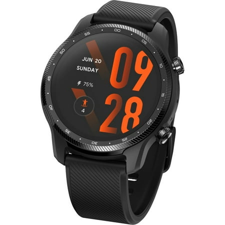 TicWatch Pro 3 Ultra GPS Smartwatch/Fitness Tracker, Black - WH12018 - (Open Box)