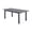 Gray, variant on 63 To 79 In Expandable Outdoor Dining Table Wood Grain Texture With Umbrella Hole