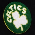 thumbnail image 4 of Men's Mitchell & Ness  Black Boston Celtics Hardwood Classics Blackout Collection Full-Snap Varsity Jacket, 4 of 7