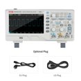 thumbnail image 4 of UNI-T 2- Digital Oscilloscope with 7-inch LCD Display with 100MHz Bandwidth 2 Channels 500MS/S Real Time Sample Rate 64kpts Depth Storage Plug, 4 of 7