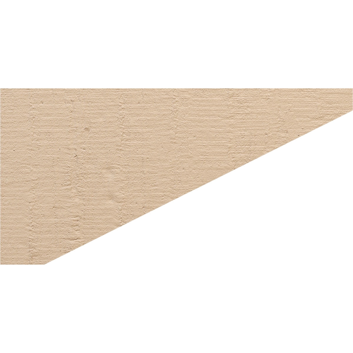 11"W x 22"D x 11"H Wide Concord Rough Cedar Woodgrain TimberThane Corbel, Primed Tan