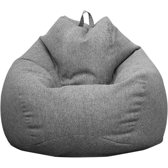 SURJDE Bean Bag Chair Cover (Without Filler) Bean Bag Sofa Couch Cover High Back Lazy Sofa Bean Bags Plush Toy Storage Bag Clothes Organizer Beanbag Chair Cover for Adults Kids (S:27.6x31.5i