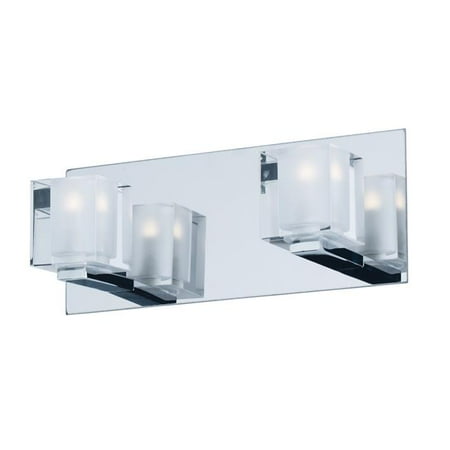 

Blocs LED 12 in. Polished Chrome Wall Sconce Light - Polished Chrome - 12 in.