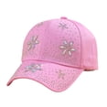 thumbnail image 3 of Breezora Casual Breathable Baseball Cap with Sequins for Women Adjustable Lightweight Hat for Daily Outdoors, 3 of 7
