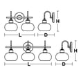 thumbnail image 3 of AFX - Laney - 2 Light Bath Vanity In Modern Style-10.1 Inches Tall and 8.1, 3 of 5