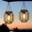 02 Cage Lantern, variant on 2 Pack Solar LED Hanging Cage Lantern, Waterproof Outdoor Light for Yard Porch