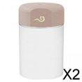 thumbnail image 1 of Humidificador de aire 4x perfecl con luz nocturna silencioso capacidad de 300 ml rosa 2 piezas, 1 of 5