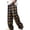 Yellow, variant on SAWOBUUN Men's Plaid Lounge Pants Wide Leg Drawstring Elastic Waist Loose Fit Casual Trousers Soft Sports Pajama Pants