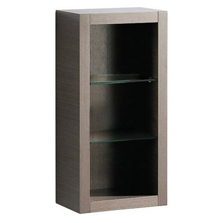 Fresca Bathroom Linen Side Cabinet With 2 Glass Shelves Walmart Com