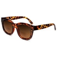 thumbnail image 2 of Bi-Focal Sun Readers Round Marlene Dietrich Sunglasses Brown Tortoise - 2.5 / Tortoise, 2 of 4