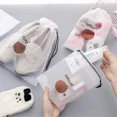 thumbnail image 4 of Leuke Transparante Waterdichte Reizen Cosmetische Tas Vrouwen estuche de maquillaje Bad Make Up Toilettas Kit de belleza de lavado bolsa Opslag, 4 of 5