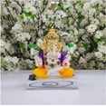 thumbnail image 3 of Ganesha Statue in Marble Dust Hindu God Statue Ganesha Sculpture Indian God Idol Ganesh Figure Vinayaka Statue Good Luck God for Gift Indian Handcrafted Statue Ganesha Murti - AtoZ India Cart, 3 of 5