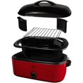 Oster 16 Quart Red Electric Smoker & Roaster Oven