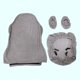 thumbnail image 4 of Fundas para sillas de juegos, fundas para asientos de sillas de oficina con fundas para reposabrazos, asiento elástico y funda trasera para sillón Caqui mayimx funda de asiento, 4 of 9