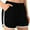 Black, variant on Women's Workout Shorts for Athletic Gym Running Shorts Summer Solid Color Shorts for Women Casual Loose Comfy Elastic Waist Yoga Athletic Short Pants Trendy Beach Shorts Holiday Gift Finder Navy L