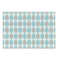 thumbnail image 1 of Taupe and Blue Cutting Board, Hand Drawn Abstract Nature Foliage Leaves Pattern Sketchy Stripes, Decorative Tempered Glass Cutting and Serving Board, Large Size, Aqua and Warm Taupe, by Ambesonne, 1 of 1