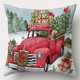 thumbnail image 3 of Funda de almohada con temática navideña, regalo de Año Nuevo, funda de almohada con diseño de árbol de Navidad y coche, decoración de la habitación del hogar, funda de cojín para sofá y sala de estar, 3 of 4