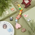 thumbnail image 2 of 10Pcs Animal Silicone Beads Creative Cartoon Silicone Beads Animal Beads, 2 of 6