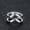 Silver, variant on 18K Rose Gold Plating Hollow Band Stainless Steel Women's Gift Ring Size 6/7/8/9