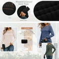 thumbnail image 6 of SUNBS Womens Lace Long Sleeve Shirt Fall Top Fashion Dreesy Casual Tunic Sweaters Mesh Clothes Trendy Work Cute Outfits, 6 of 8