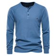 thumbnail image 1 of WOLLED Débardeur Thermique pour Jeunes Adultes pour Hommes Automne Hiver Manches Longues Col Rond Couche de Base, 1 of 9