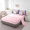 thumbnail image 5 of Homewish Teens Chic Floral Mushroom Bedding Comforter Set 7pcs,Ladybug Moth Dragonfly Queen Bedding Sets Super Cozy,Exotic Style Queen Sheet Sets,Ultra Soft Home Decor,Reversible, 5 of 8