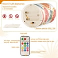 thumbnail image 5 of Yayeee Flameless Candles with Remote Flickering Battery Operated Multi Color Changing, Candy Grapefruit Slices, 5 of 7