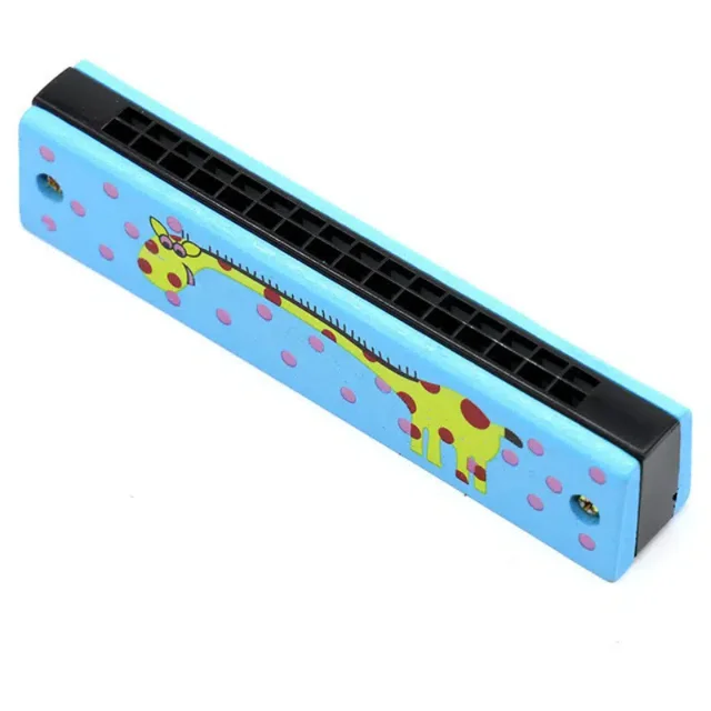 Cute Harmonica Montessori Educational Toy Cartoon Pattern Children Wind Instrument Gift