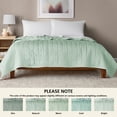 thumbnail image 6 of Mainstays Green Solid Print Polyester Quilted Quilts, King - Hypoallergenic, 6 of 10