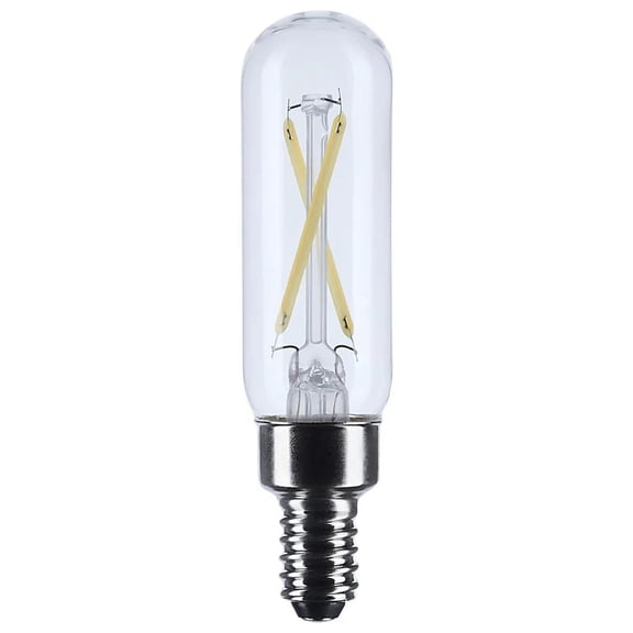Satco S12518 LED T6 Light Bulbs 2.8W 120V 3000K 200 Lumen E12 Candelabra Base Dimmable Wet Location  (6 Pack)