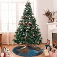 thumbnail image 7 of Sikiie Playful Dolphins Underwater 30-48 inches {designName} Print Christmas Tree Skirt Snowman Xmas Tree Skirt with Edge Christmas Decorations for Holiday Party-36", 7 of 7