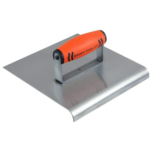 Kraft Tools CF038PF 8"x8" Stainless Steel Hand Edger 3/4"R 7/8"L w/ProForm® Handle