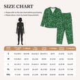 thumbnail image 4 of Pofeuu Soccer Print Womens Pajamas Set Long Sleeve Sleepwear Button Down Nightwear Soft Pj Lounge Sets Button Down Pajamas Women-Large, 4 of 7