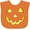 Orange, variant on Inktastic Pumpkin Jack O Lantern for Halloween Boys or Girls Baby Bib