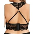 thumbnail image 3 of Nananla Women's Underwear Solid Color Lace Plus Size Bras, 3 of 4